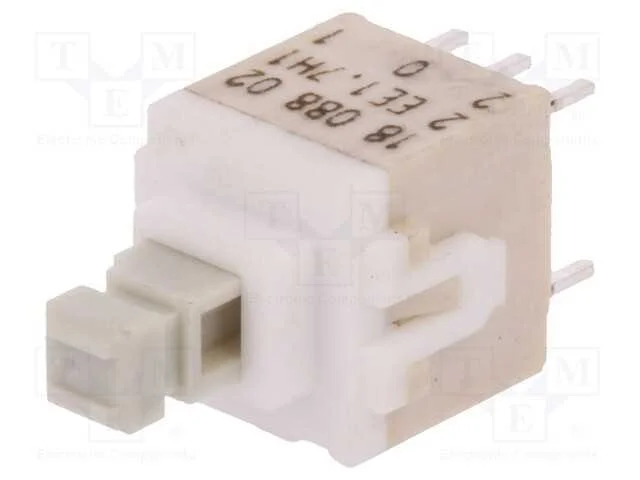 Interruptor: de Teclado, Pos: 2, Dpdt, 0,1a/32vdc, Branco, Tht, 1,7n