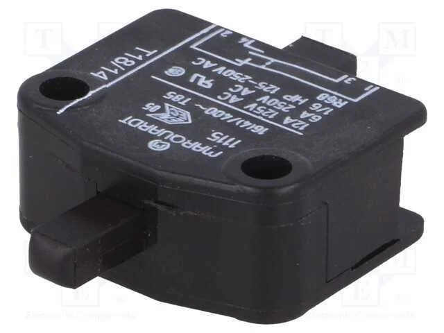 Interruptor: de Porta, Pos: 2, Spst-No, 16a/400vac, 30x13x24mm