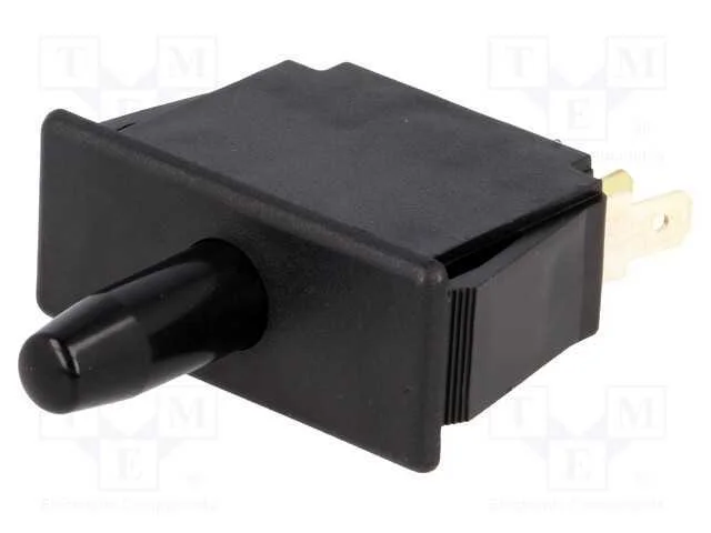 Interruptor: de Porta, Pos: 2, Dpdt, 10a/250vac, Preto, No Painel