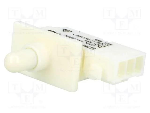 Interruptor: de Porta, Pos: 2, Spst-No, 0,5a/250vac, Branco, D3d