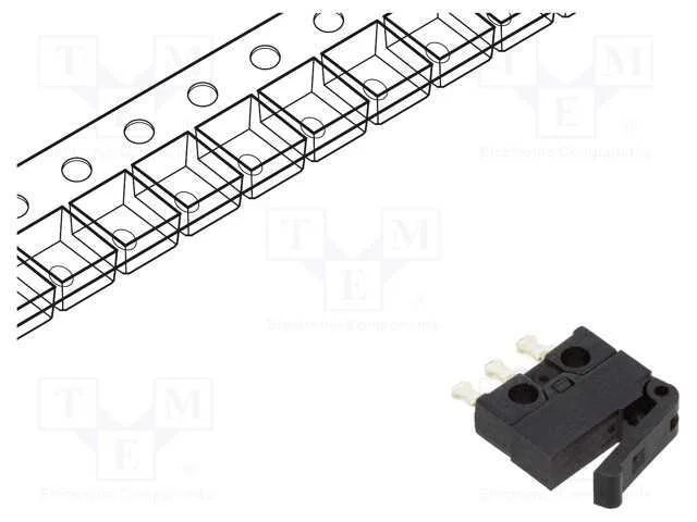 Interruptor: do Sensor, Pos: 2, Spdt, 0,3a/30vdc, 100mo, Smt, 500mn