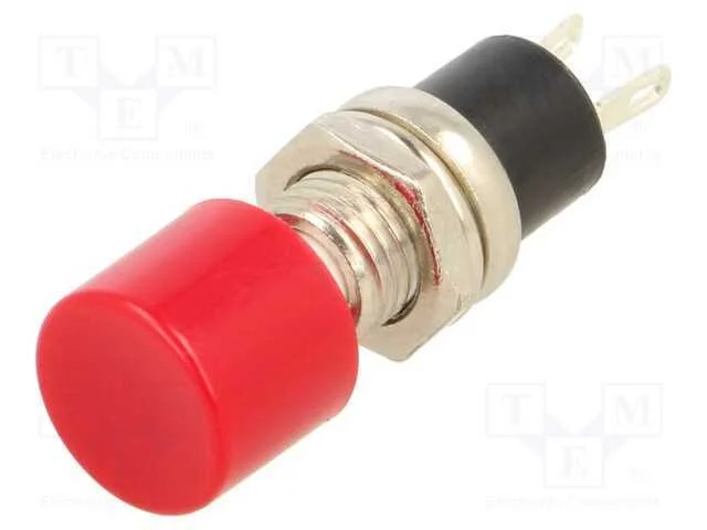 Interruptor: de Pressão, Pos: 2, Spst-No, 1,5a/250vac, Vermelho