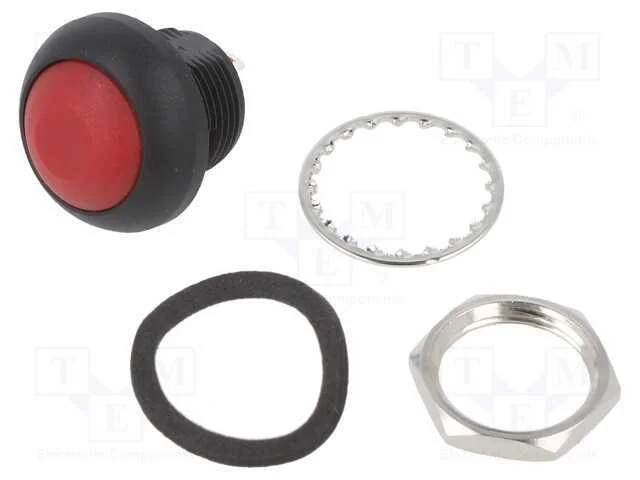 Interruptor: de Pressão, Pos: 2, Spst, 0,1a/50vdc, 0,125a/125vac