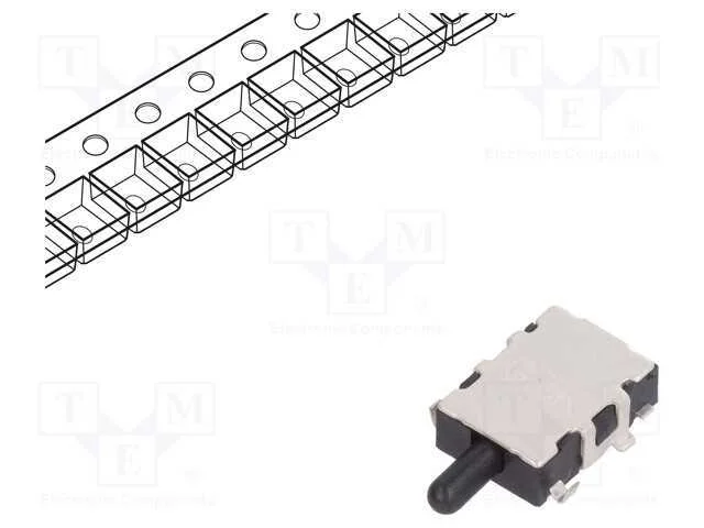 Interruptor: do Sensor, Pos: 2, Spst-No, 0,1a/12vdc, Smt, Rolo, Sds
