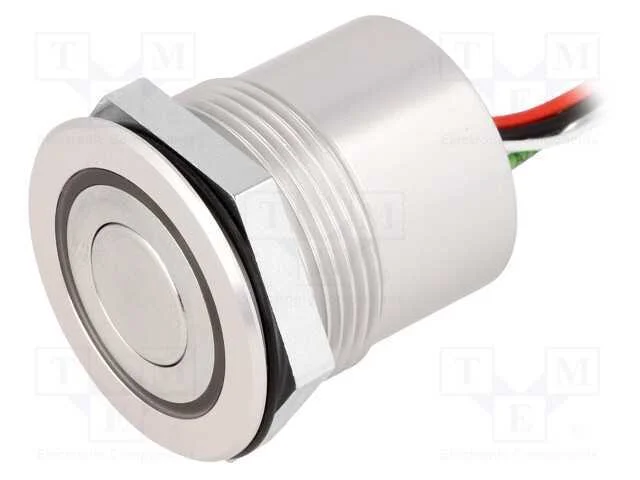 Interruptor: Antivandalismo, Pos: 2, Spst-No, 0,05a/24vdc, Ip65