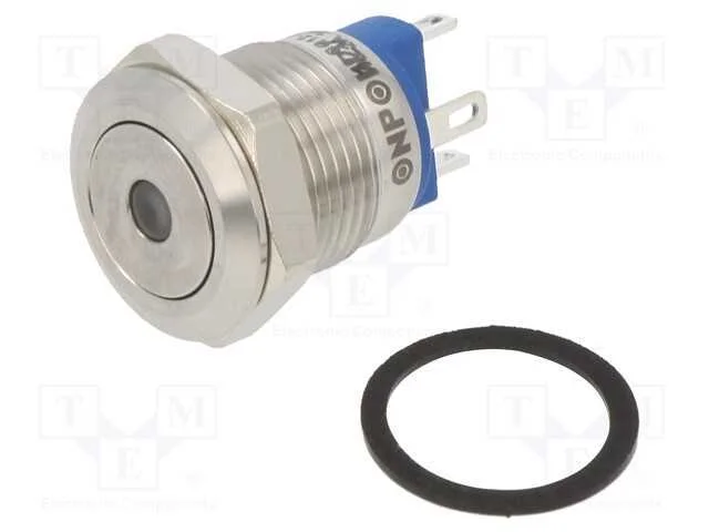 Interruptor: Antivandalismo, Pos: 2, Spst-No, 2a/36vdc, Ip65, Verde