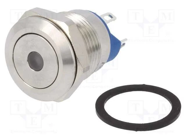 Interruptor: Antivandalismo, Pos: 2, Spst-No, 2a/36vdc, Ip65, 12mm