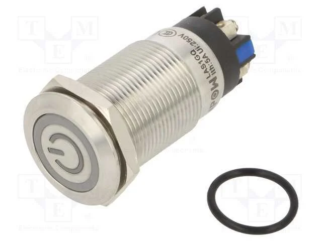 Interruptor: Antivandalismo, Pos: 2, Spdt, 3a/220vac, 5a/24vdc