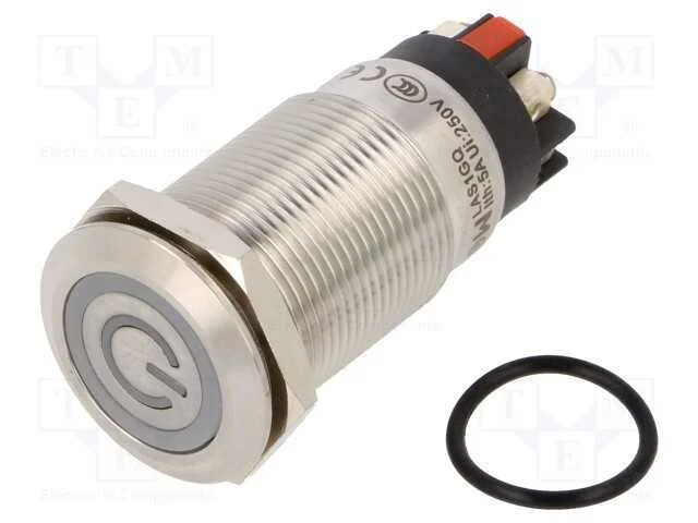 Interruptor: Antivandalismo, Pos: 2, Spdt, 3a/220vac, 5a/24vdc