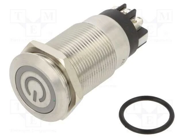 Interruptor: Antivandalismo, Pos: 2, Spdt, 3a/220vac, 5a/24vdc