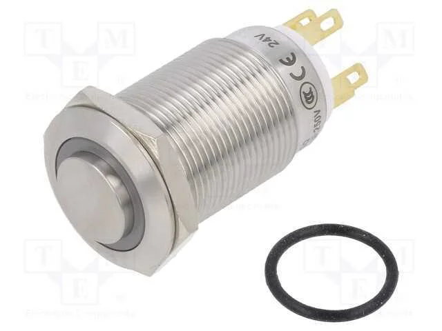 Interruptor: Antivandalismo, Pos: 2, Spdt, 3a/220vac, 5a/24vdc