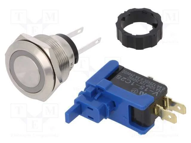 Interruptor: Antivandalismo, Pos: 2, Spst Nc + No, 300ma/250vdc