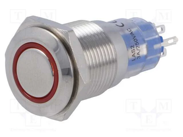 Interruptor: Antivandalismo, Pos: 2, Dpst, 3a/250vac, Ip40, On-On