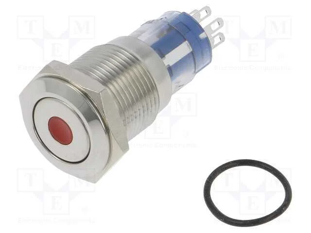 Interruptor: Antivandalismo, Dpdt, 3a/250vac, Ip67, On-(On)