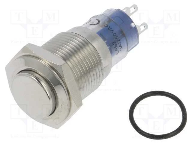 Interruptor: Antivandalismo, Dpdt, 3a/250vac, Ip67, On-(On), 2kv