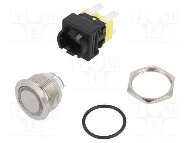 Interruptor: Antivandalismo, Pos: 2, Dpdt, 16a/250vac, Ip65, On-Off