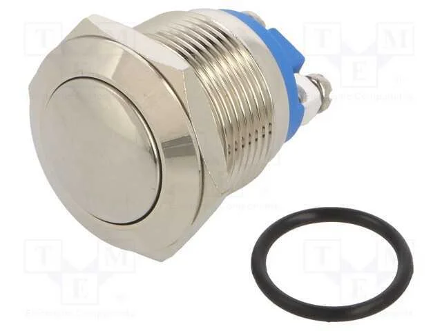 Interruptor: Antivandalismo, Pos: 2, Spst-No, 2a/36vdc, Ip65, 19mm
