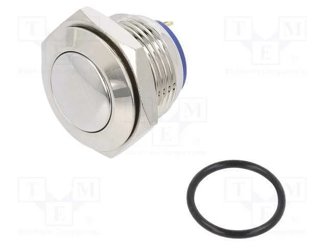 Interruptor: Antivandalismo, Pos: 2, Spst-No, 2a/48vdc, Ip65, 16mm