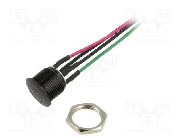 Interruptor: Antivandalismo, Pos: 2, Spst-No, 2a/36vdc, Ip67, Azul