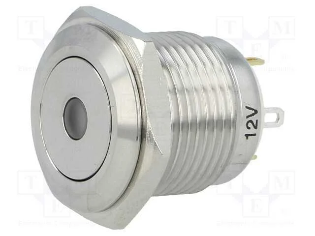 Interruptor: Antivandalismo, Pos: 2, Spst-No, 2a/36vdc, Ip65, Verde