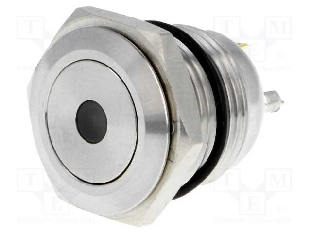 Interruptor: Antivandalismo, Pos: 2, Spst-No, 2a/36vdc, Ip65, 16mm