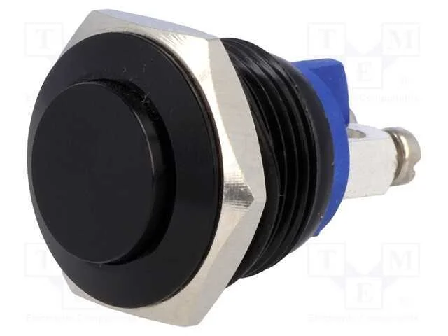 Interruptor: Antivandalismo, Pos: 2, Spst-No, 2a/36vdc, Ip65, 16mm