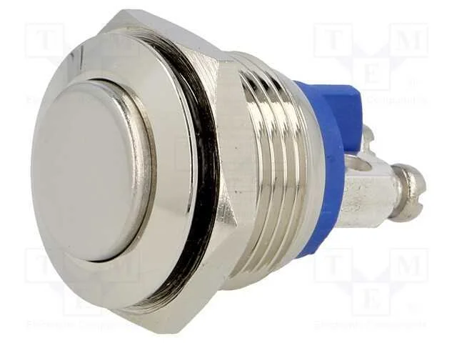 Interruptor: Antivandalismo, Pos: 2, Spst-No, 2a/36vdc, Ip65, 16mm