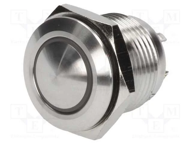 Interruptor: Antivandalismo, Pos: 2, Spst-No, 2a/36vdc, Ip65, Azul