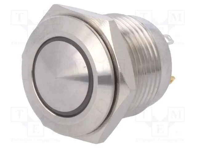 Interruptor: Antivandalismo, Pos: 2, Spst-No, 2a/36vdc, Ip65, 24v