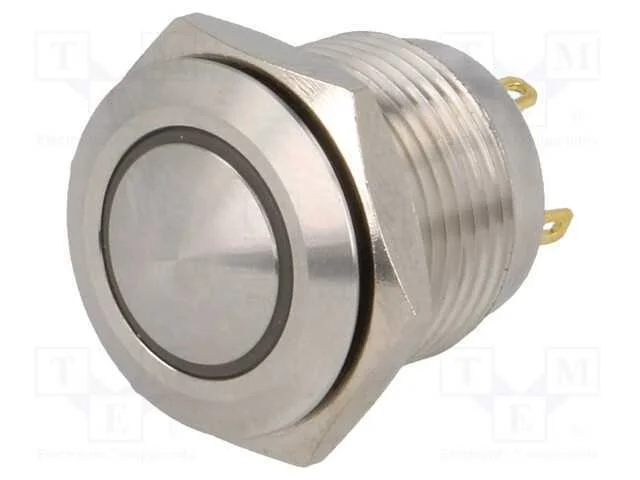 Interruptor: Antivandalismo, Pos: 2, Spst-No, 2a/36vdc, Ip65, 24v