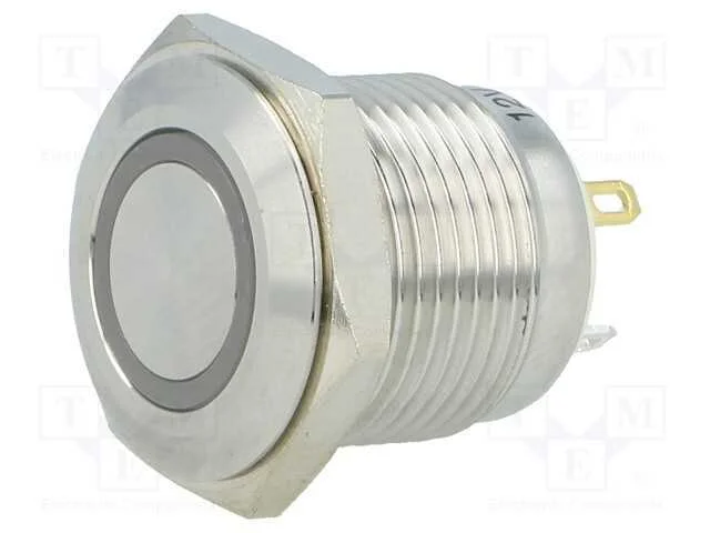 Interruptor: Antivandalismo, Pos: 2, Spst-No, 2a/36vdc, Ip65, Azul