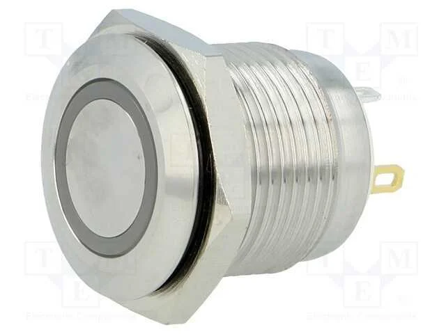 Interruptor: Antivandalismo, Pos: 2, Spst-No, 2a/36vdc, Ip65, 16mm