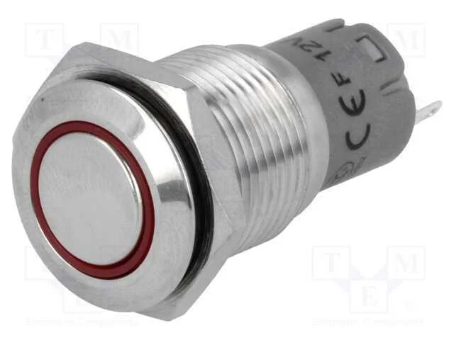 Interruptor: antivandalismo, Pos: 2, SPDT, 0,5A/2.