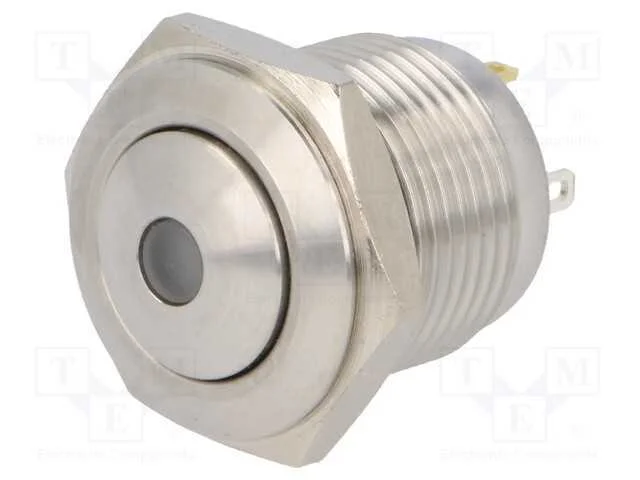 Interruptor: Antivandalismo, Pos: 2, Spst-No, 2a/36vdc, Ip65, Verde