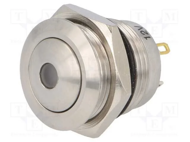 Interruptor: Antivandalismo, Pos: 2, Spst-No, 2a/36vdc, Ip65, 12v