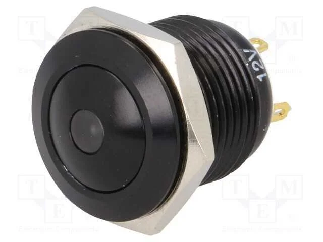 Interruptor: Antivandalismo, Pos: 2, Spst-No, 2a/36vdc, Ip65, 12v