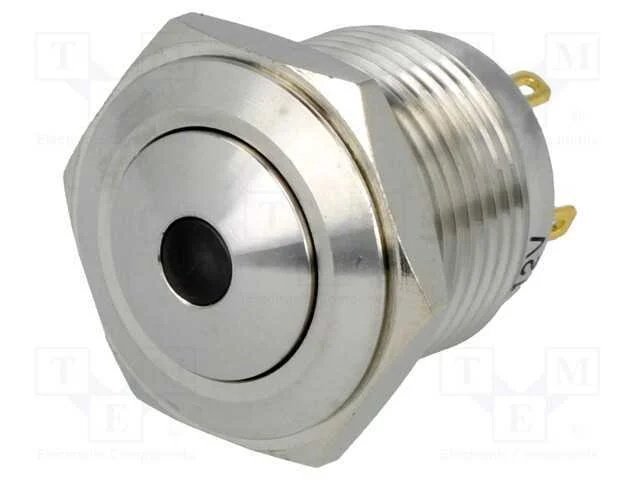 Interruptor: Antivandalismo, Pos: 2, Spst-No, 2a/36vdc, Ip65, 12v