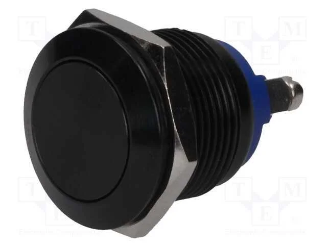 Interruptor: Antivandalismo, Pos: 2, Spst-No, 2a/36vdc, Ip65, 19mm