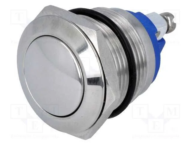 Interruptor: Antivandalismo, Pos: 2, Spst-No, 2a/36vdc, Ip65, 19mm