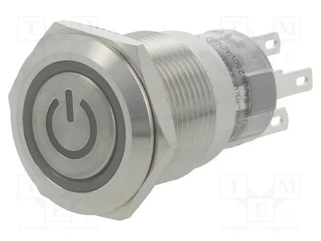 Interruptor: Antivandalismo, Pos: 2, Spdt, 0,5a/220vac, 1a/24vdc