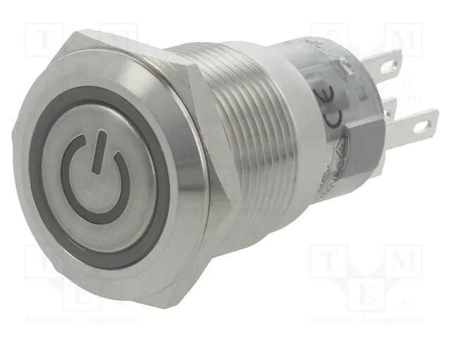 Interruptor: Antivandalismo, Pos: 2, Spdt, 0,5a/220vac, 1a/24vdc