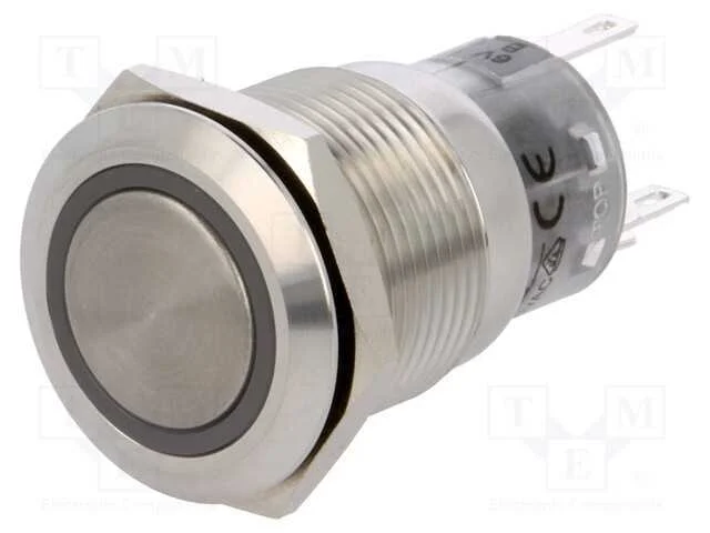 Interruptor: Antivandalismo, Pos: 2, Spdt, 0,5a/220vac, 1a/24vdc