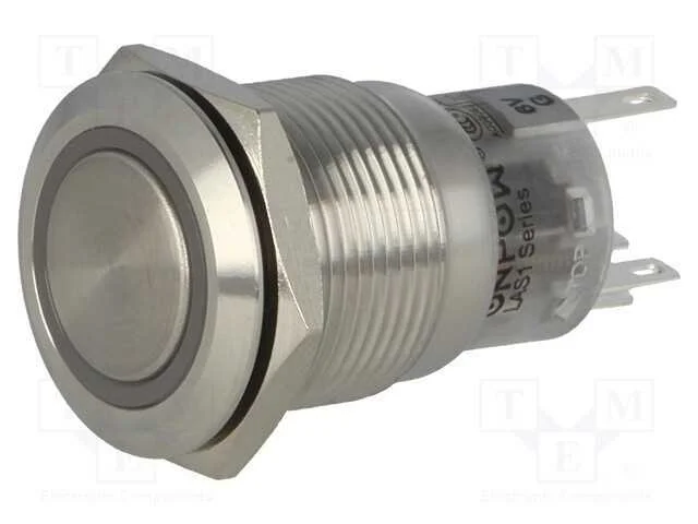 Interruptor: Antivandalismo, Pos: 2, Spdt, 0,5a/220vac, 1a/24vdc