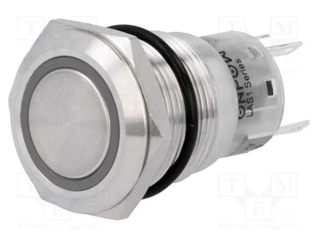 Interruptor: Antivandalismo, Pos: 2, Spdt, 0,5a/220vac, 1a/24vdc