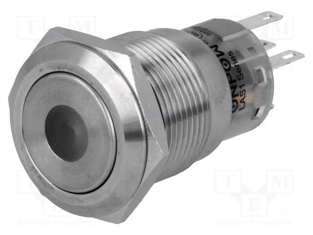 Interruptor: Antivandalismo, Pos: 2, Spdt, 0,5a/220vac, 1a/24vdc