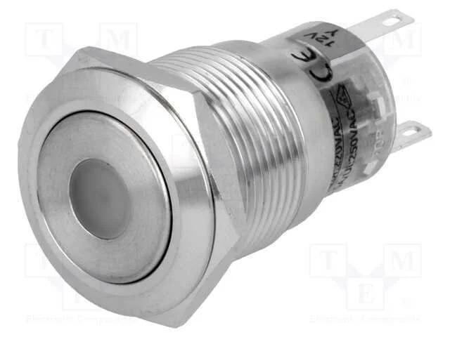 Interruptor: Antivandalismo, Pos: 2, Spdt, 0,5a/220vac, 1a/24vdc