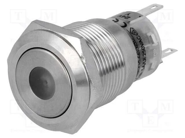 Interruptor: Antivandalismo, Pos: 2, Spdt, 0,5a/220vac, 1a/24vdc