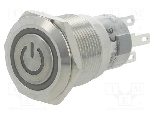 Interruptor: Antivandalismo, Pos: 2, Spdt, 0,5a/220vac, 1a/24vdc