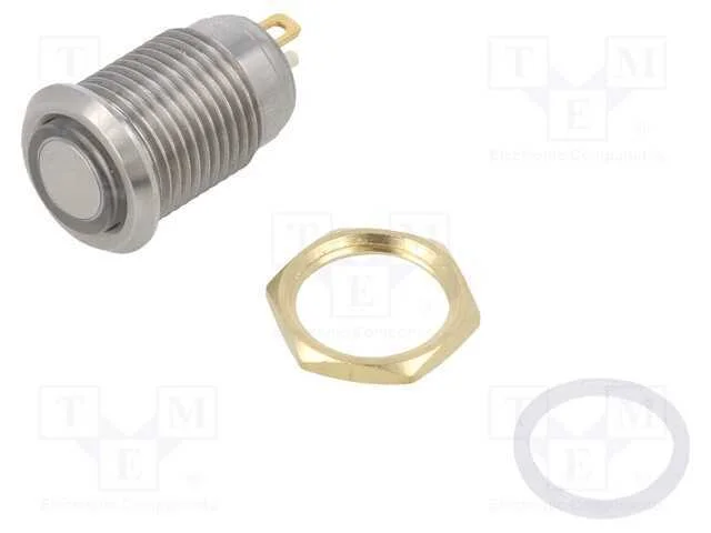 Interruptor: Antivandalismo, Pos: 2, Spst-No, 0,25a/12vdc, Painel