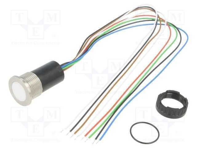 Interruptor: capacitivo, Pos: 2, SPST, 0,1A/42VAC.